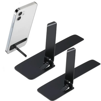 Smartphone Stand, Portable Kickstand For Cell Phone, Foldable Phone Stand Stainless Steel Phone Kickstand, Adjustable Universal