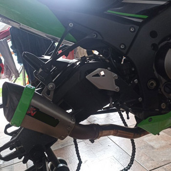 Мотоциклет 100-140 мм ауспух Скоба от неръждаема стомана Кръгъл овален протектор на ауспуха Може да се покрие Подходящ за HONDA Africa Twin CRF1000L