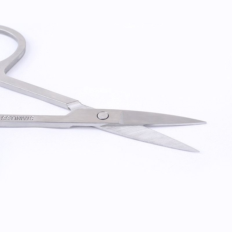 1vnt Manikiūras nagams Antakiai Nosies Blakstienų odelių Žirklės Lenktas Pedikiūras Profesionalios Nagų žirklinės makiažo priemonės