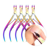 BORN PRETTY Küünenaha Käärid Rainbow Dead Skin Remover Edge Cuticle Nipper Clipper Küünetööriist Pediküür Maniküür Küünelõikur