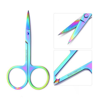 BORN PRETTY Küünenaha Käärid Rainbow Dead Skin Remover Edge Cuticle Nipper Clipper Küünetööriist Pediküür Maniküür Küünelõikur