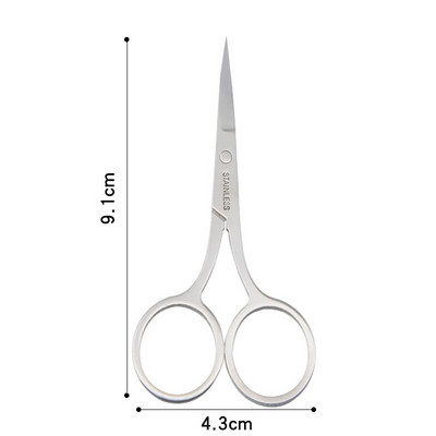 1PC Nails Art Škare Šminka Trimer za obrve Trepavice Uklanjanje dlačica s lica Škare za manikuru Alat za zanoktice Dodaci Škare