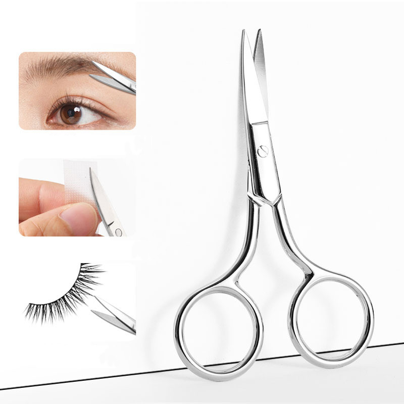 1vnt Nails Art žirklinis makiažas antakių blakstienų kirpiklis veido plaukų šalinimo priemonė manikiūro žirklinė nagų odelių priemonė Priedai žirklės