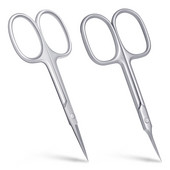 Ekstra fine male škarice za nokte od nehrđajućeg čelika Manikura zanoktice Ljepota Pedikura Njega za žene Nokti na rukama i nogama