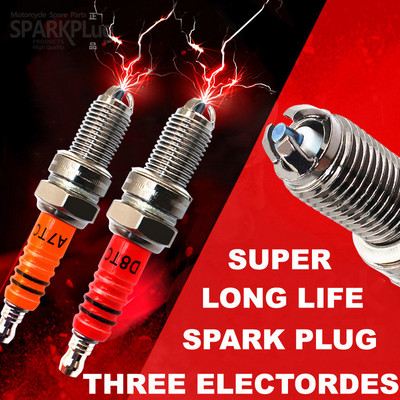 1pc High Performance Motorcycle 10mm Spark Plug D8TJC For 50CC-150CC For Atv GY6 50cc 110cc 125cc 150cc Motorcycle Plug