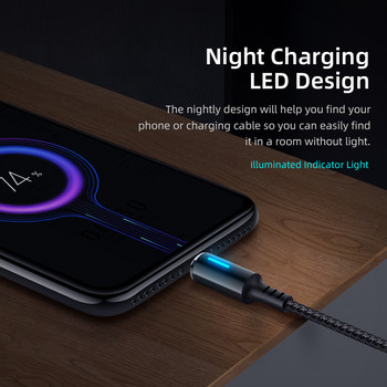 Καλώδιο Micro USB 5A LED Fast Charging Micro Data Cord για Huawei Samsung Xiaomi Android Αξεσουάρ κινητών τηλεφώνων Καλώδια φόρτισης