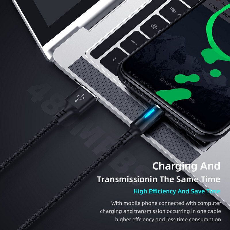 Cablu Micro USB 5A LED Incarcare Rapida Cablu Micro Date Pentru Huawei Samsung Xiaomi Android Accesorii Telefon Mobil Cabluri Incarcator