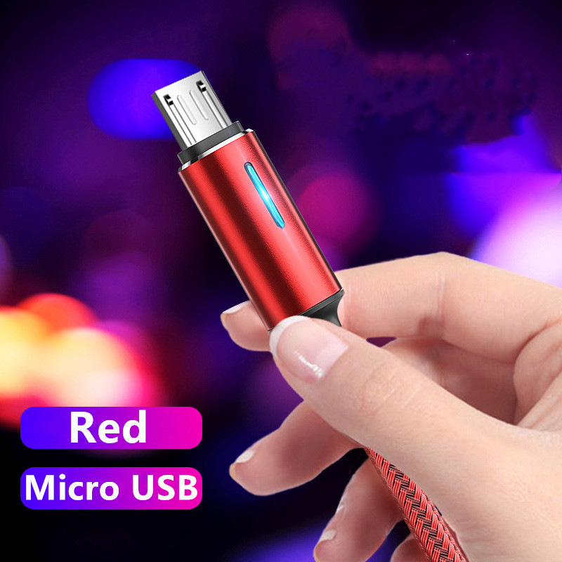 Cablu Micro USB 5A LED Incarcare Rapida Cablu Micro Date Pentru Huawei Samsung Xiaomi Android Accesorii Telefon Mobil Cabluri Incarcator