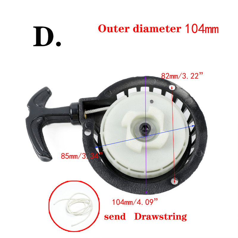 Alumiiniumisulamist tõmmatav starter, mida on lihtne tõmmata, sobib