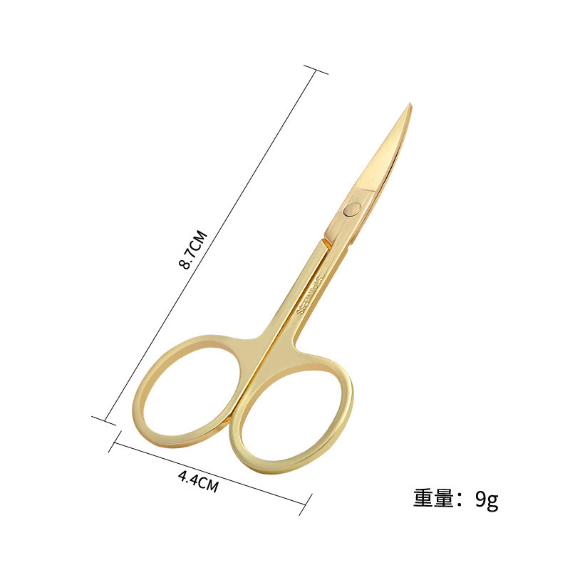 Nails Art Nerūdijantis plienas Maži antakiai Nosies Plaukai Žirklės Nukirptas Manikiūras Veido kirpimas Makiažas Grožis Manikiūras Aksesuarai Priemonė