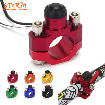 CNC Universal Stop Start Kill Switch button με περιστρεφόμενη ράβδο σφιγκτήρα για KTM HONDA YAMAHA YZF WRF CRF EXC XCF 125 250