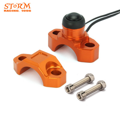 Buton de comutator universal pentru oprire pornire pentru motociclete CNC cu clemă de bară rotativă pentru KTM HONDA YAMAHA YZF WRF CRF EXC XCF 125 250