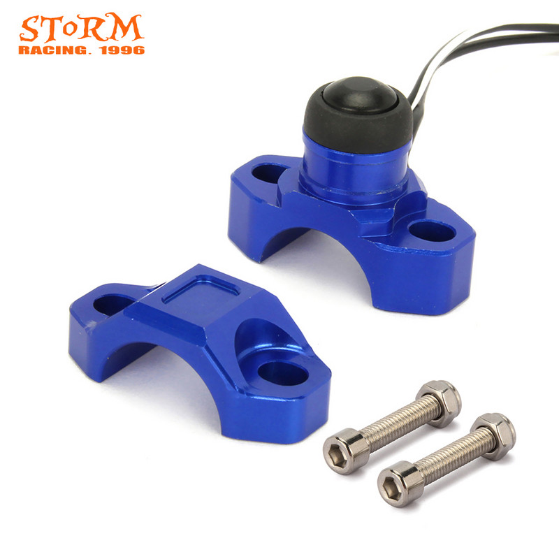 Buton de comutator universal pentru oprire pornire pentru motociclete CNC cu clemă de bară rotativă pentru KTM HONDA YAMAHA YZF WRF CRF EXC XCF 125 250