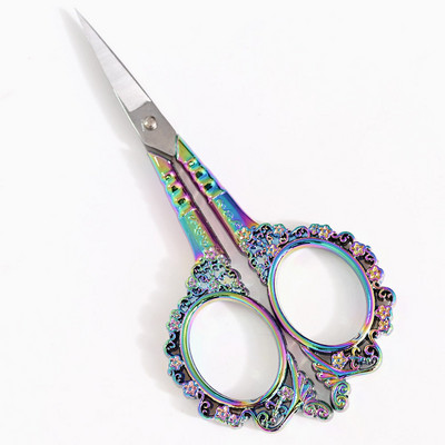 1vnt Profesionalios nerūdijančio plieno odelių žirklės 4 colių Aurora metalinės manikiūro žirklės Retro Precision Beauty nagų žirklės$*$