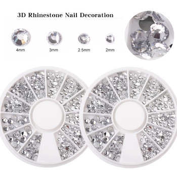 Nail Rhinestone Μικρές Ακανόνιστες Χάντρες Μικτό Χρώμα Πέτρα Μανικιούρ 3D Διακόσμηση νυχιών σε αξεσουάρ Μανικιούρ νυχιών