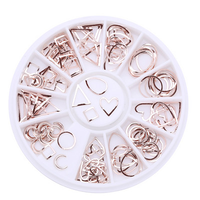 Nagu Rhinestone Mazas neregulāras krelles jauktu krāsu akmens manikīrs 3D nagu mākslas rotājumi uz riteņu nagiem aksesuāri manikīrs