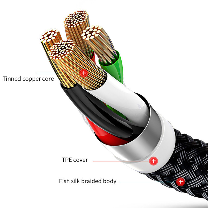 Cablu micro USB tip C 4in1 3in1 3A pentru iPhone 14 13 12 11 Cablu de încărcare 3 în 1 2 în 1 Cablu USB tip C pentru Huawei/Honor Xiaomi