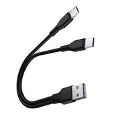 Lovebay 2-in 1 USB Type C Micro USB C kaabel mobiiltelefoni kiirlaadimiskaabel Huaiwei Samgsung Xiaomi C-tüüpi laadimisjuhtme jaoks