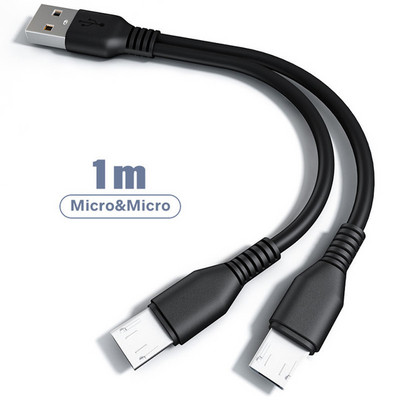 Lovebay 2-in 1 USB Type C Micro USB C kaabel mobiiltelefoni kiirlaadimiskaabel Huaiwei Samgsung Xiaomi C-tüüpi laadimisjuhtme jaoks