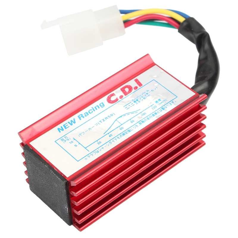 5 pinu sacīkšu CDI priekš CRF50 50 cc 110 cc 125 cc 140 cc 150 cc 160 cc SSR YCF IMR ATV Quad Go Kart Pit Dirt Bike + 5 pin AC CDI kaste + Spark