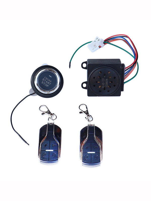 Signalizācija ar vienu taustiņu Start APP pretaizdzīšanas ierīces tālvadības pults slēdzenes automašīnas atslēga Harley Citycoco elektriskā motorollera daļām