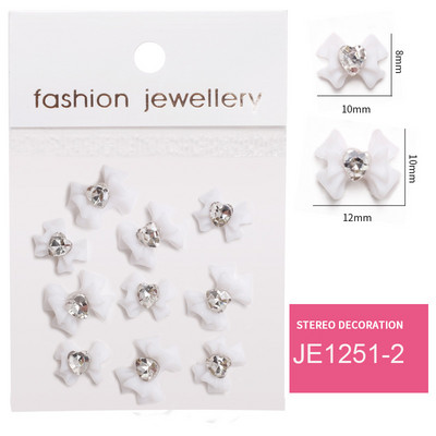 10PC Aliaj Fluture Zircon Nail Art Strass 3D Aur Argintiu Diamante strălucitoare Nail ART Geme Fluturi Cristal Accesoriu pentru manichiură