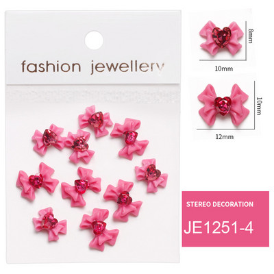 10PC Aliaj Fluture Zircon Nail Art Strass 3D Aur Argintiu Diamante strălucitoare Nail ART Geme Fluturi Cristal Accesoriu pentru manichiură