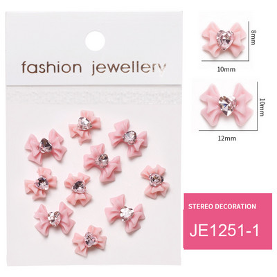 10PC Aliaj Fluture Zircon Nail Art Strass 3D Aur Argintiu Diamante strălucitoare Nail ART Geme Fluturi Cristal Accesoriu pentru manichiură