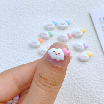 30 τμχ Νέο Cute Mini Love Cloud Nail Rhinestones Πολύτιμοι λίθοι Glitter Nail Art Κοσμήματα Μανικιούρ Νυχιών Διακόσμησης Αξεσουάρ