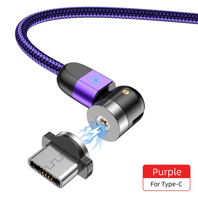 „Lovebay 2M“ magnetinis USB kabelis „Micro usb Type C“ įkroviklis Mobiliojo telefono laidas 360º+180º sukimosi greitas įkrovimas, skirtas iPhone 11