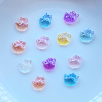 100 бр. 3D сладки мини 7 мм лъскави котешки нокти кристали скъпоценни камъни блясък акрилни бижута за нокти маникюр аксесоари за декорация на нокти