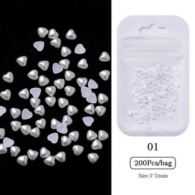 1 geantă Aurora Bijuterii pentru unghii în formă de stea Diamante Dimensiuni mixte Rășină Bijuterii de dragoste DIY Accesorii pentru arta unghiilor 3D Cristal Manichiură Decora