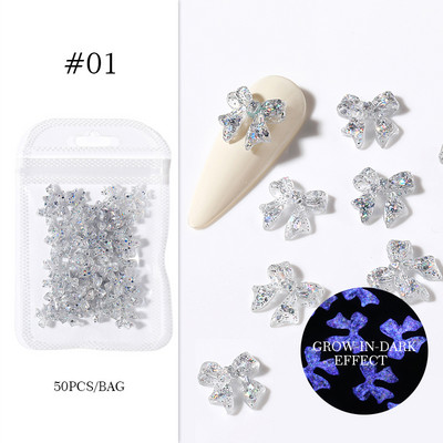 1 geantă Aurora Bijuterii pentru unghii în formă de stea Diamante Dimensiuni mixte Rășină Bijuterii de dragoste DIY Accesorii pentru arta unghiilor 3D Cristal Manichiură Decora