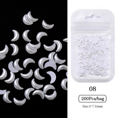 1 geantă Aurora Bijuterii pentru unghii în formă de stea Diamante Dimensiuni mixte Rășină Bijuterii de dragoste DIY Accesorii pentru arta unghiilor 3D Cristal Manichiură Decora