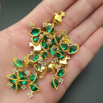 10 tk läikivast sulamist rhinestonest küünekunsti kaunistused mitmevärvilised planeedi küüned võlusid DIY mood Saturn maniküüri disaini aksessuaarid