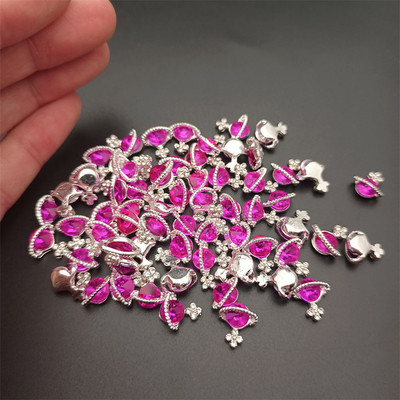10 tk läikivast sulamist rhinestonest küünekunsti kaunistused mitmevärvilised planeedi küüned võlusid DIY mood Saturn maniküüri disaini aksessuaarid