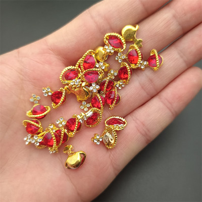 10 tk läikivast sulamist rhinestonest küünekunsti kaunistused mitmevärvilised planeedi küüned võlusid DIY mood Saturn maniküüri disaini aksessuaarid