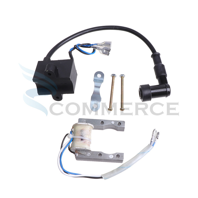 Magneto Statora aizdedzes spole CDI priekš 49cc 60cc 66cc 80cc dzinēja 2-taktu motorizēta velosipēda piederumi