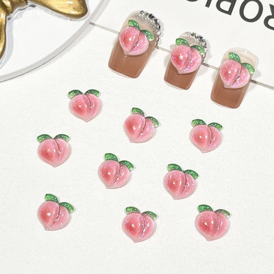 20 buc. Jeleu drăguț, fructe de căpșuni, farmec pentru unghii, rășină, accesorii Kawaii, mere proaspăt, pepene verde, articole de decorare pentru unghii de vară