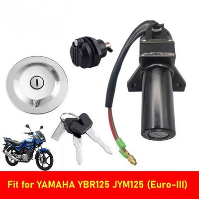 Comutator de aprindere pentru motocicletă Cheie de blocare a scaunului capacului rezervorului de combustibil pentru Yamaha Jianshe YBR125 JYM125 YMH125 YS250 XTZ125 Comutatoare de pornire