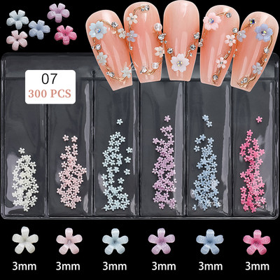 3D Pearl Stone Shell segaküünte kaunistus Lill Aurora Butterfly Rhinestone Bowsõlm professionaalsete tarvikute maniküüri jaoks