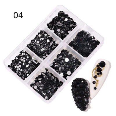 3D Pearl Stone Shell segaküünte kaunistus Lill Aurora Butterfly Rhinestone Bowsõlm professionaalsete tarvikute maniküüri jaoks