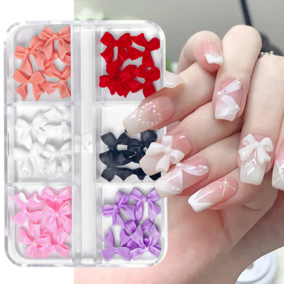3D Pearl Stone Shell segaküünte kaunistus Lill Aurora Butterfly Rhinestone Bowsõlm professionaalsete tarvikute maniküüri jaoks