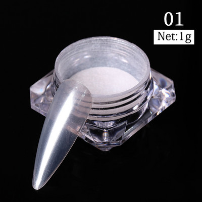 Reflective Flash Nail Sequin Reflection Blizgučiai pudra dribsniai Nagų dailės dekoravimas Sparkles Dust 2023 manikiūro priedai