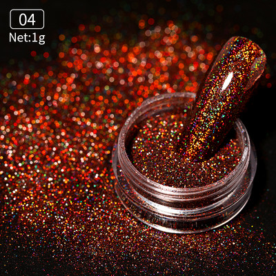 Reflective Flash Nail Sequin Reflection Blizgučiai pudra dribsniai Nagų dailės dekoravimas Sparkles Dust 2023 manikiūro priedai