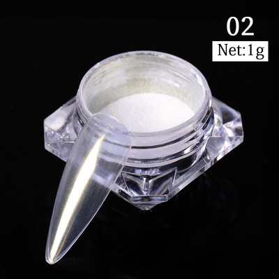 Reflective Flash Nail Sequin Reflection Blizgučiai pudra dribsniai Nagų dailės dekoravimas Sparkles Dust 2023 manikiūro priedai