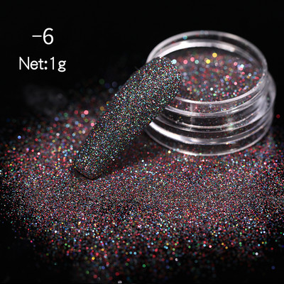 Reflective Flash Nail Sequin Reflection Blizgučiai pudra dribsniai Nagų dailės dekoravimas Sparkles Dust 2023 manikiūro priedai