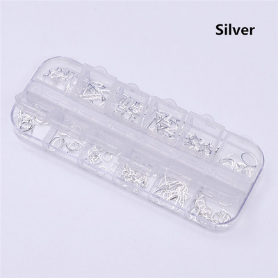 12 tinklelių / dėžutė Spalvingi kristalai Nagų dailė Kalnų krištolas akrilas Nagų akmenukai Plokščia nugara Blizgūs galiukai 3D nagų dailės dekoracijos