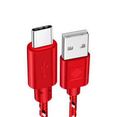Cablu USB tip C Nylon împletit 1M 2M 3M Sincronizare date Încărcare rapidă Cablu USB C pentru Samsung S9 S10 Xiaomi mi8 Huawei P30 Type-c
