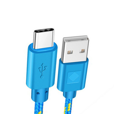 Cablu USB tip C Nylon împletit 1M 2M 3M Sincronizare date Încărcare rapidă Cablu USB C pentru Samsung S9 S10 Xiaomi mi8 Huawei P30 Type-c